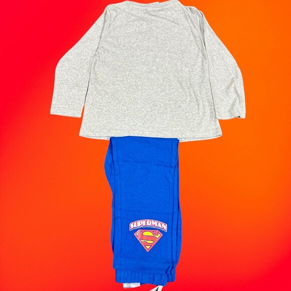 Superman Man of Steel Kids Pajama Set | DC Comics Nightwear NWT - Picture 3 of 4